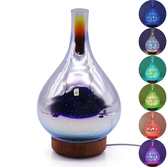 3D Essential Oil Humidifier & Night Light