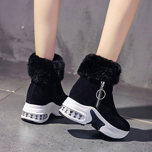 Plush Ankle Winter Boots