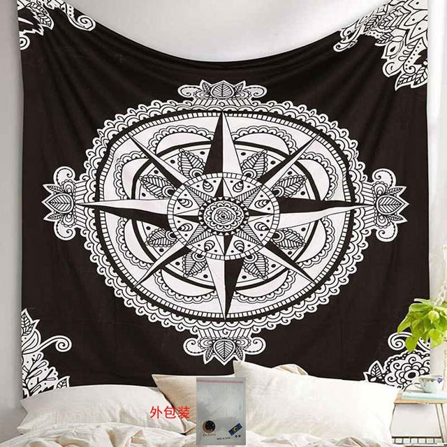 Mandala Meditation Boho Tapestries