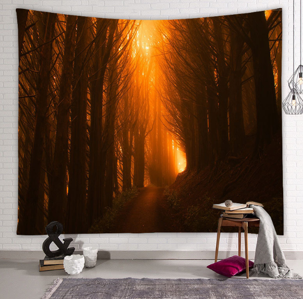Beautiful Forest HD Printed Wall Tapestry