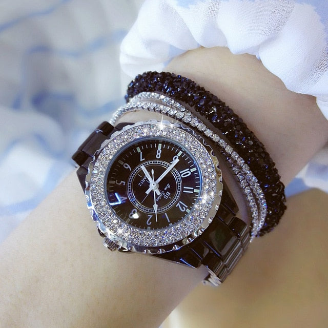 Luxury Pearl Wristwatch