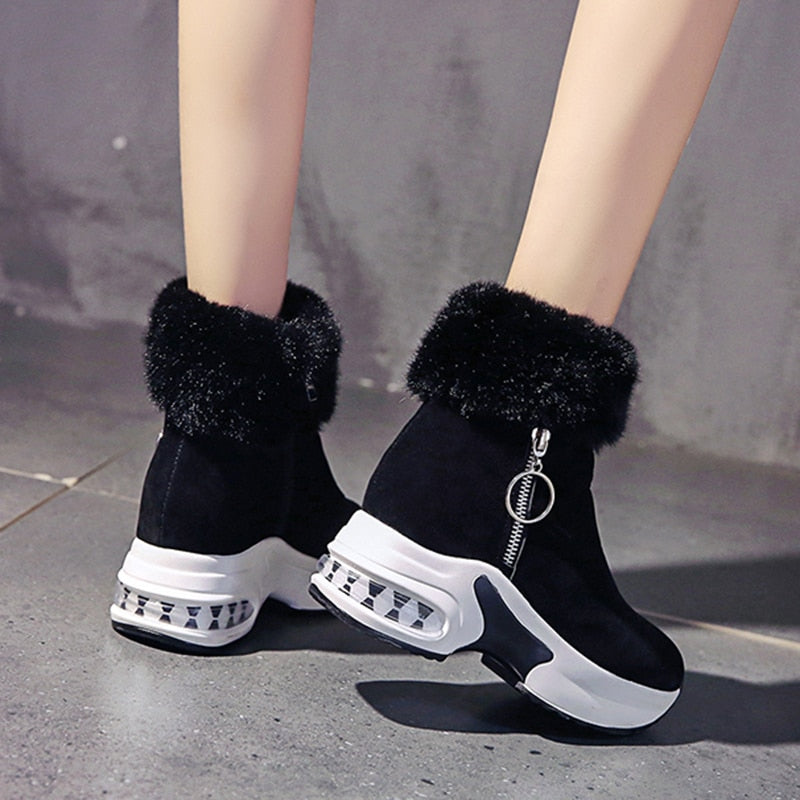 Plush Ankle Winter Boots