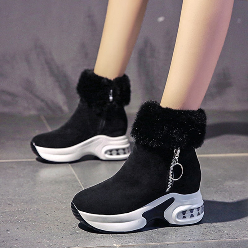 Plush Ankle Winter Boots