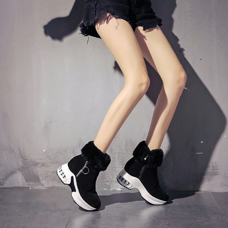 Plush Ankle Winter Boots