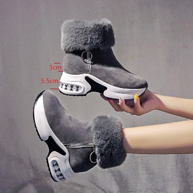 Plush Ankle Winter Boots