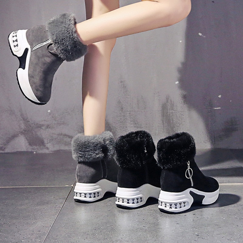 Plush Ankle Winter Boots
