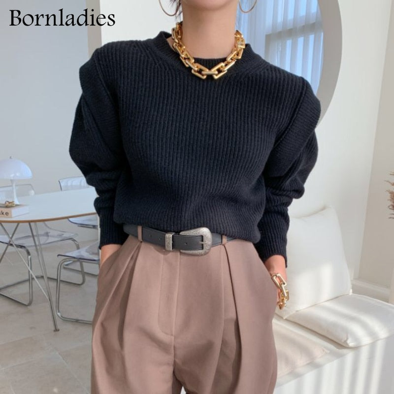 Soft Knitted Sweater Top