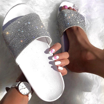 Crystal Slip-Ons