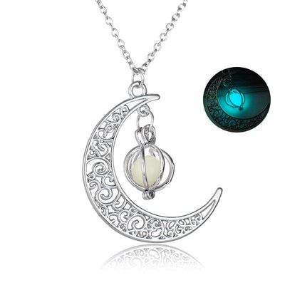 2pcs Luxury Glow In The Dark Necklace