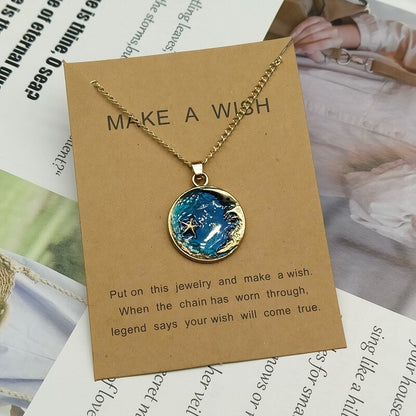 Star Moon Planet Necklaces