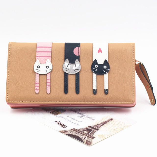 Cute Cartoon Cat Wallet
