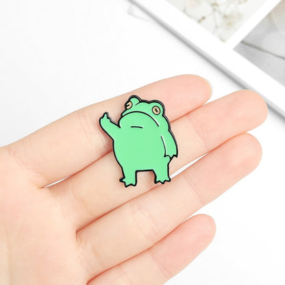 FU Funny Frog Pin