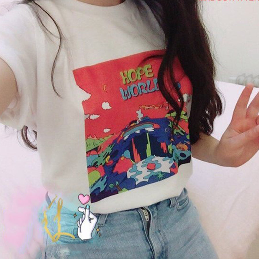 Hope World Graphic Shirt