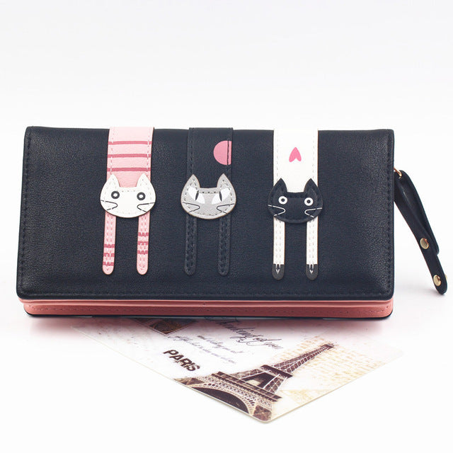 Cute Cartoon Cat Wallet