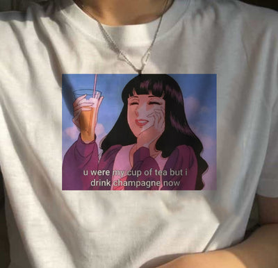 I Drink Champagne Now Tee