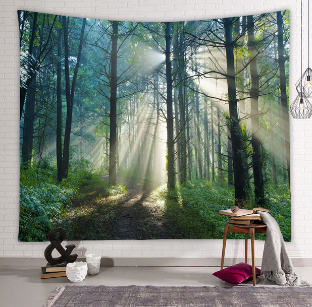 Beautiful Forest HD Printed Wall Tapestry