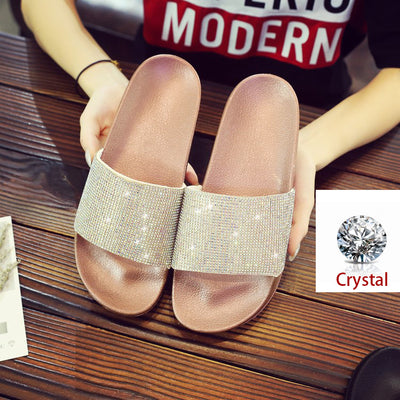 Crystal Slip-Ons