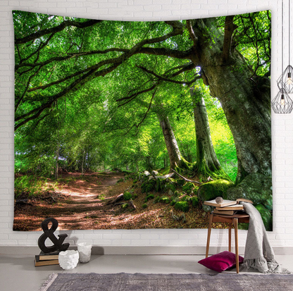 Beautiful Forest HD Printed Wall Tapestry