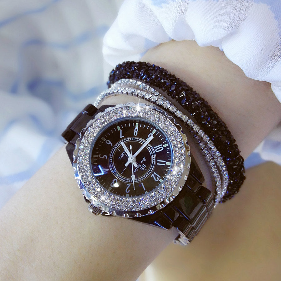 Luxury Pearl Wristwatch