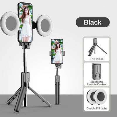 Influencer Selfie Stick & Tripod w/ Bluetooth Video Capture