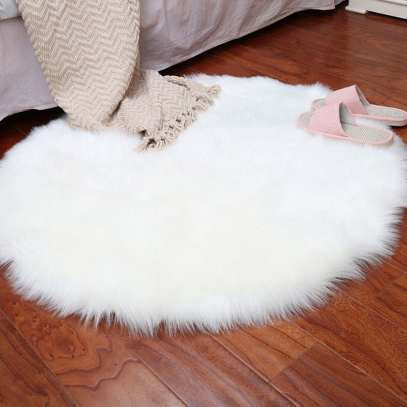 Polar Bear Faux Fur Rug