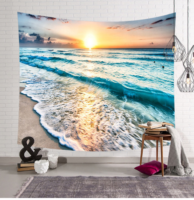 Realistic Ocean Wall Tapestry