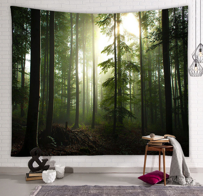 Beautiful Forest HD Printed Wall Tapestry