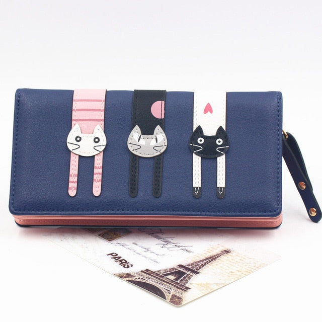 Cute Cartoon Cat Wallet