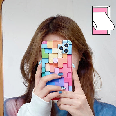 Colorful Block Phone Case