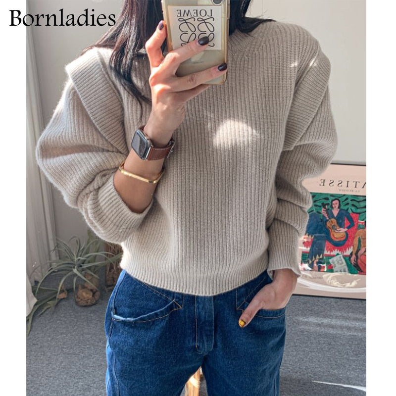 Soft Knitted Sweater Top