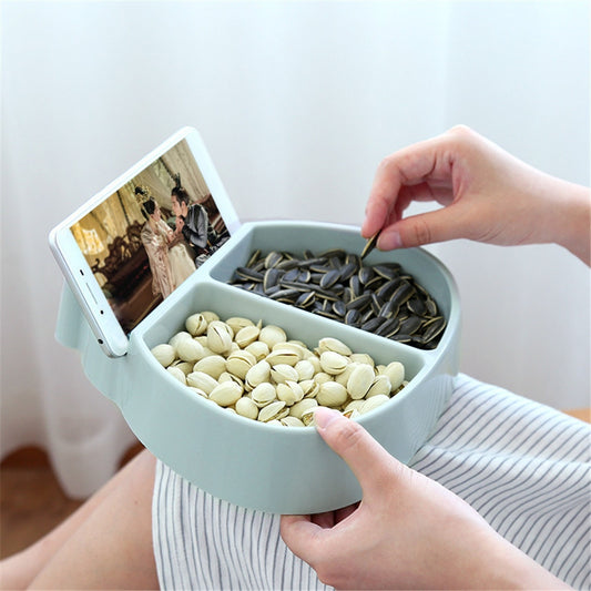 Phone Viewing Snack Bowl