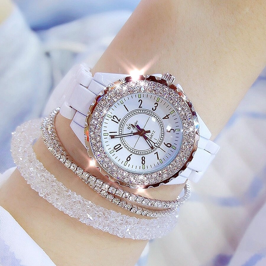 Luxury Pearl Wristwatch
