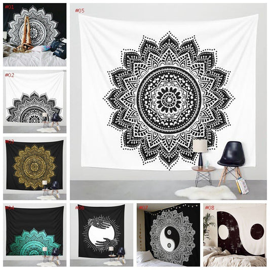 Mandala Meditation Boho Tapestries
