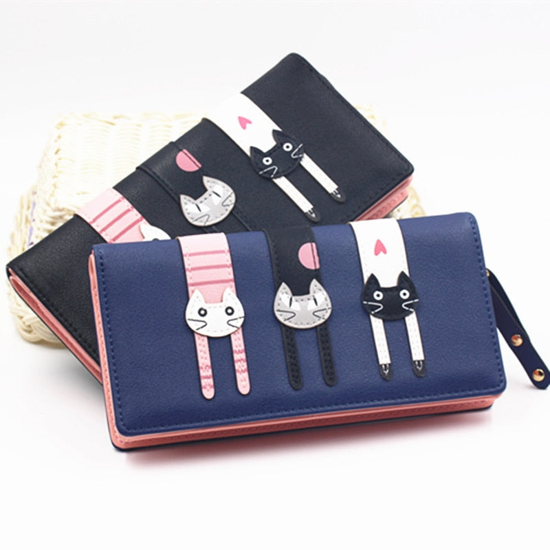 Cute Cartoon Cat Wallet
