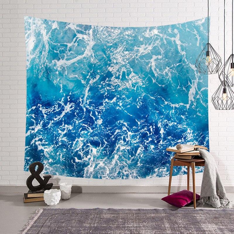 Realistic Ocean Wall Tapestry