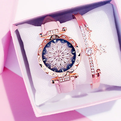 Starry Sky Rose Gold Diamond Watch