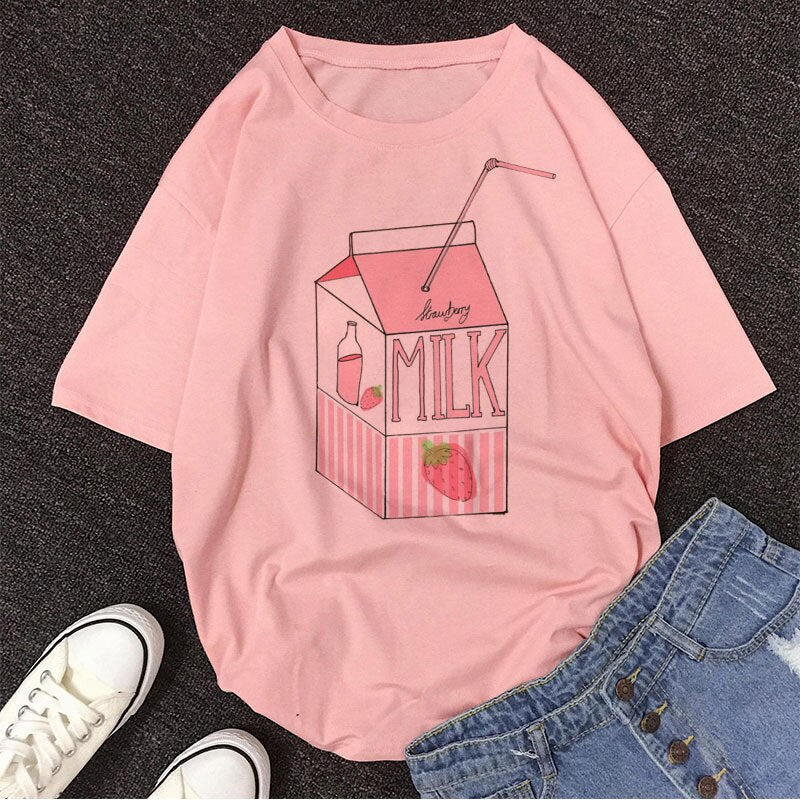Peach Juice Kawaii Tee