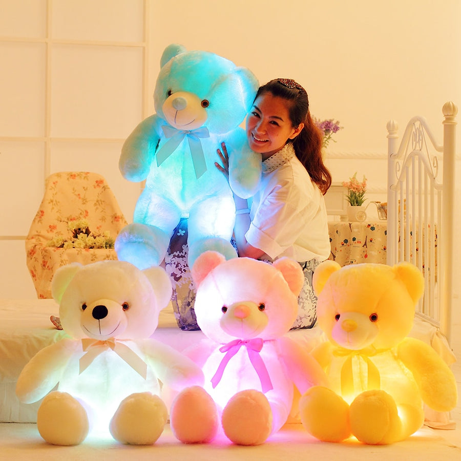 SUPERPLUSH - Colorful Glowing Teddy Bear