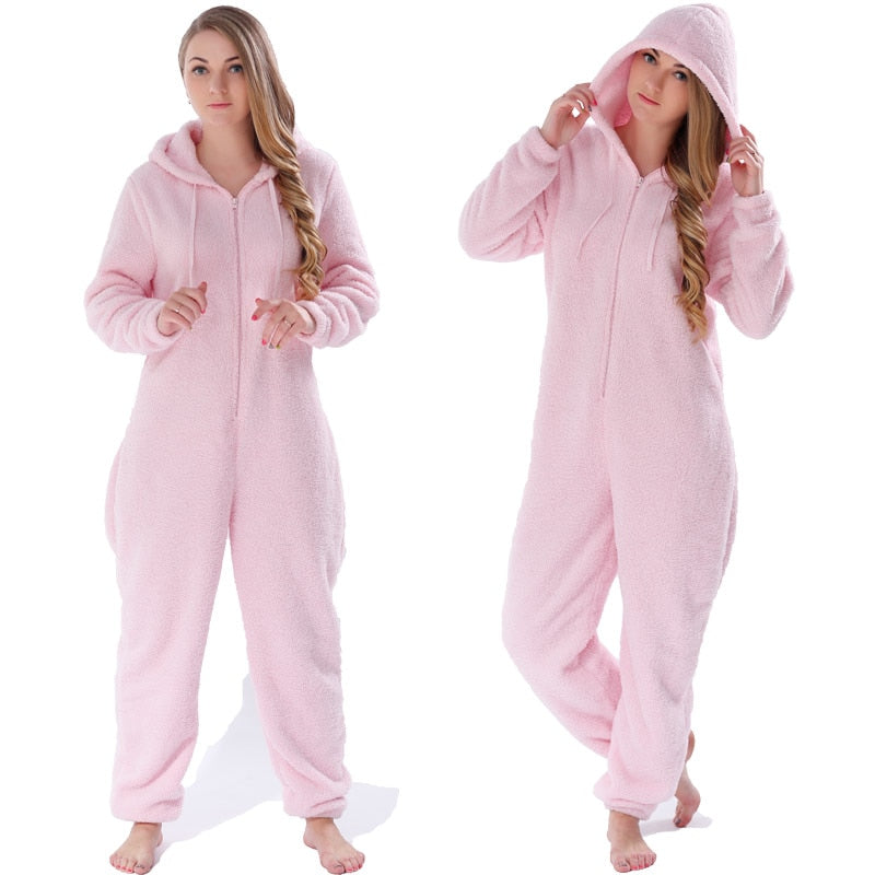 Fluffy Pajama Onesie