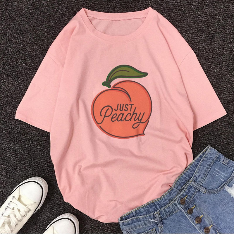 Peach Juice Kawaii Tee