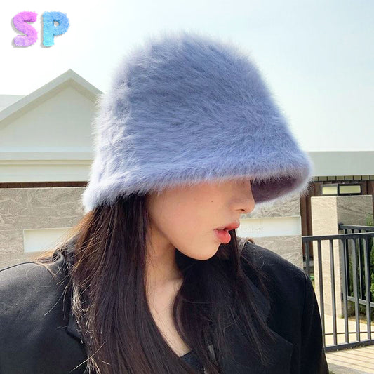 SUPERPLUSH - Stylish Faux Fur Bucket Hat