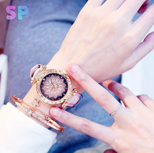 Starry Sky Rose Gold Diamond Watch